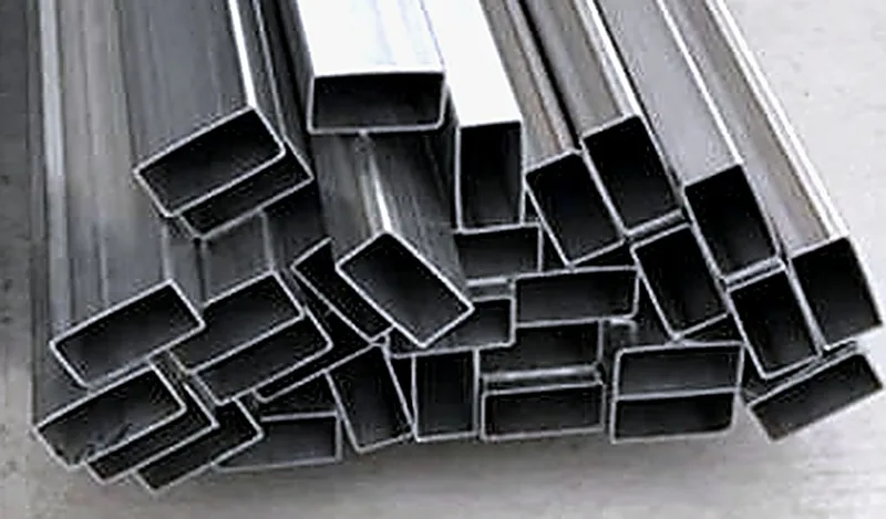 Square and rectangular steel tubes
